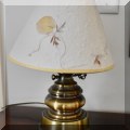 DL04. Small brass table lamp. 
